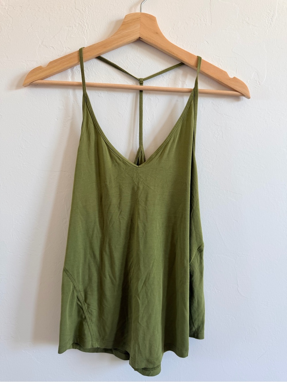 lululemon athletica Olive Green Strappy V-Neck Camisole